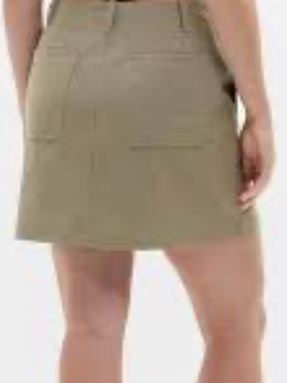 Athleta Take a Hike Skirt In Khaki Brown Color Trek Tech Blend